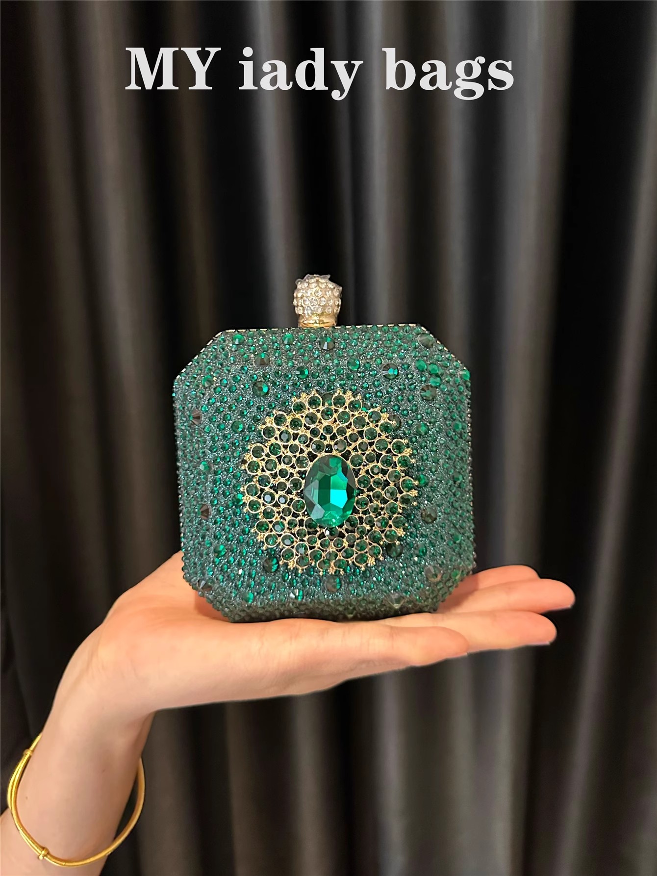 Mini Bag Evening Clutch - Glitter Shiny Mini Clutch Purse Wedding