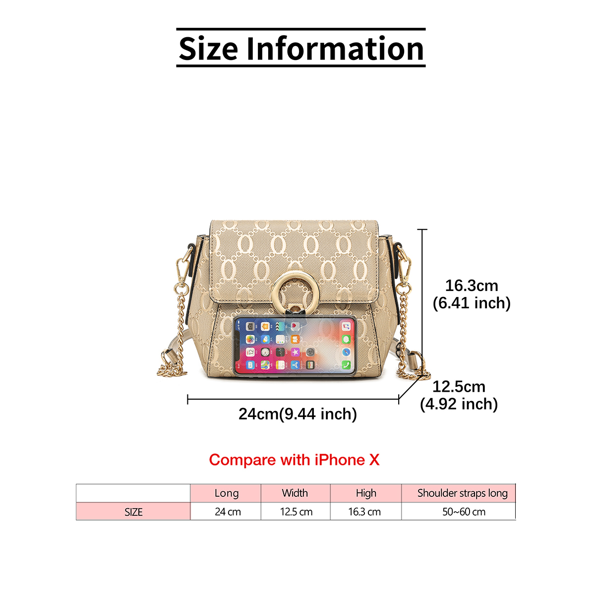 FOXER Luxury Brand Women's Sho - Luxury Bags Made review and price