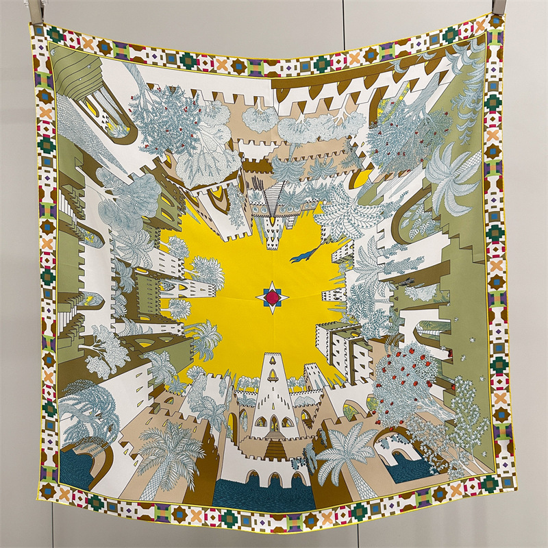 Square Silk Scarf 90CM Luxury  - Luxury Bags Design review and price