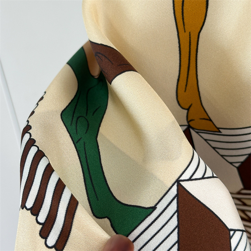 Twill Silk Scarf 135CM Women H - Luxury Bags Design review and price