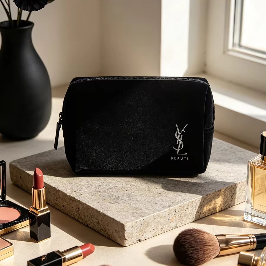 YSL’s Bag Black Printed Cosmet - Luxury Bags Ysl review and price