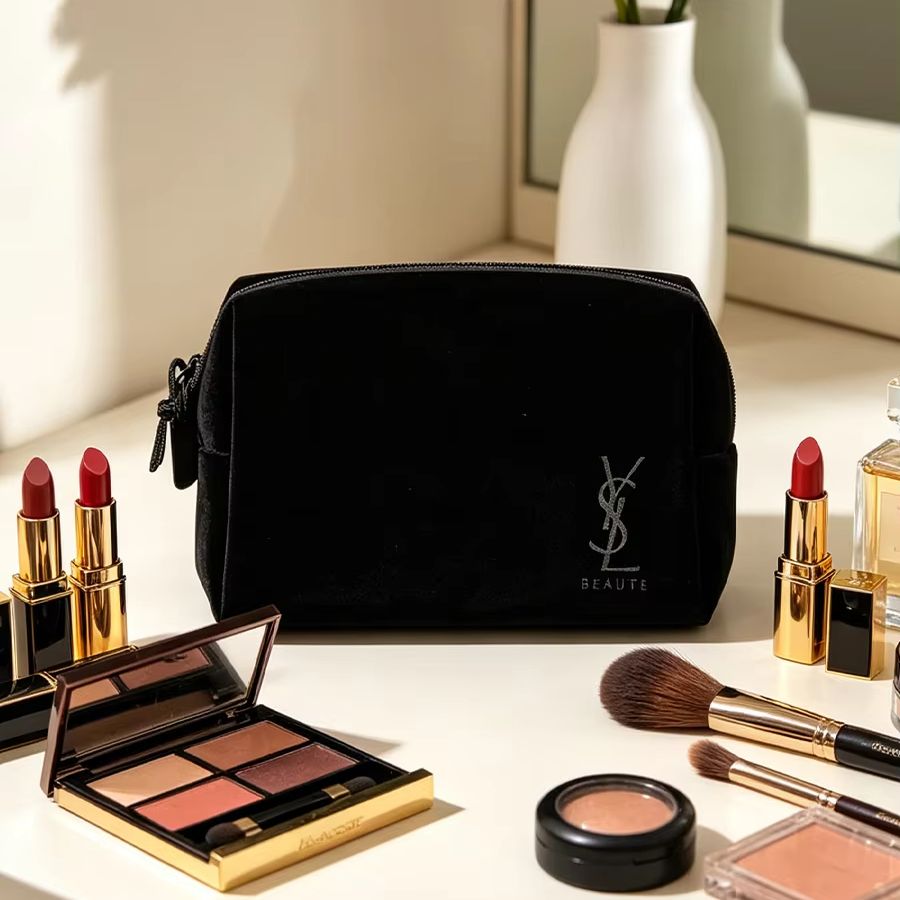 YSL’s Bag Black Printed Cosmet - Luxury Bags Ysl review and price