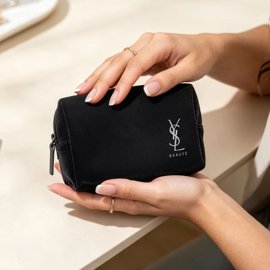 YSL’s Bag Black Printed Cosmet - Luxury Bags Ysl review and price
