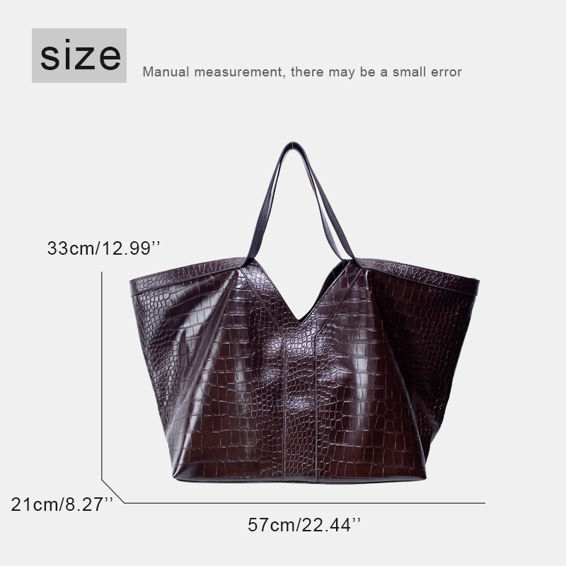 Oversized Crocodile Pattern To - Luxury Bags 2026 review and price