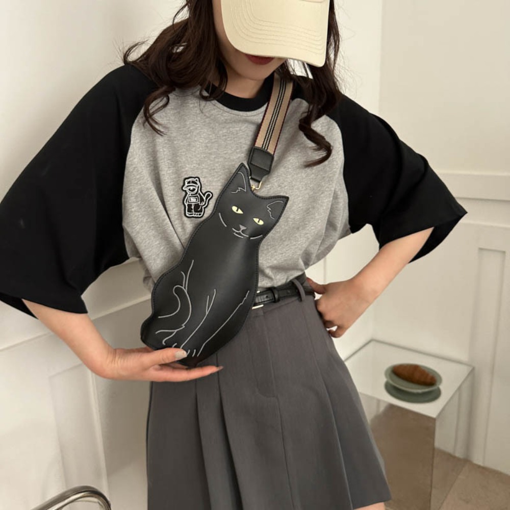 Women Cute Cat Shoulder Bag 20 - Luxury Bags Made review and price