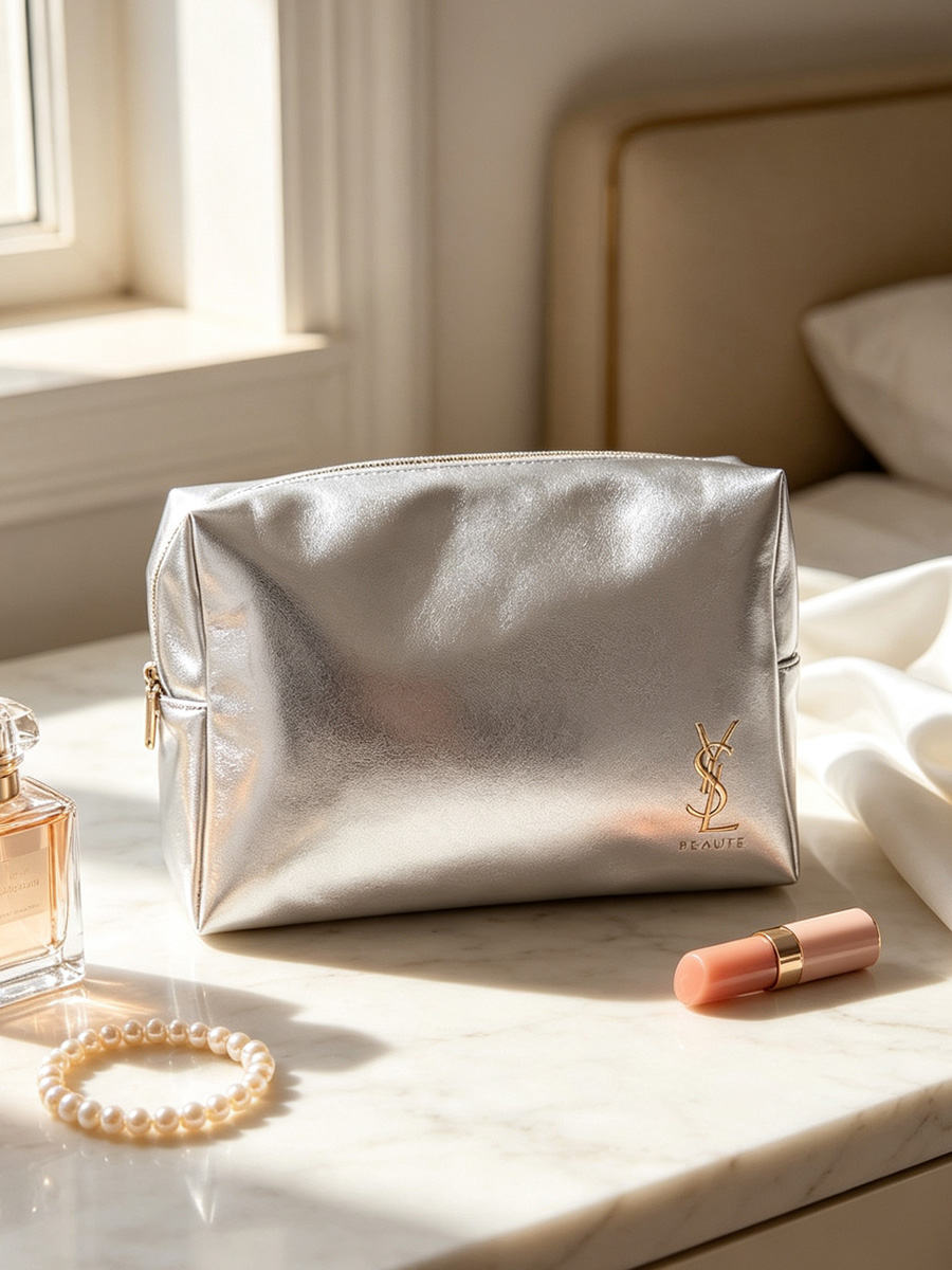 YSLs bag Metallic Silver Faux  - Luxury Bags Ysl review and price