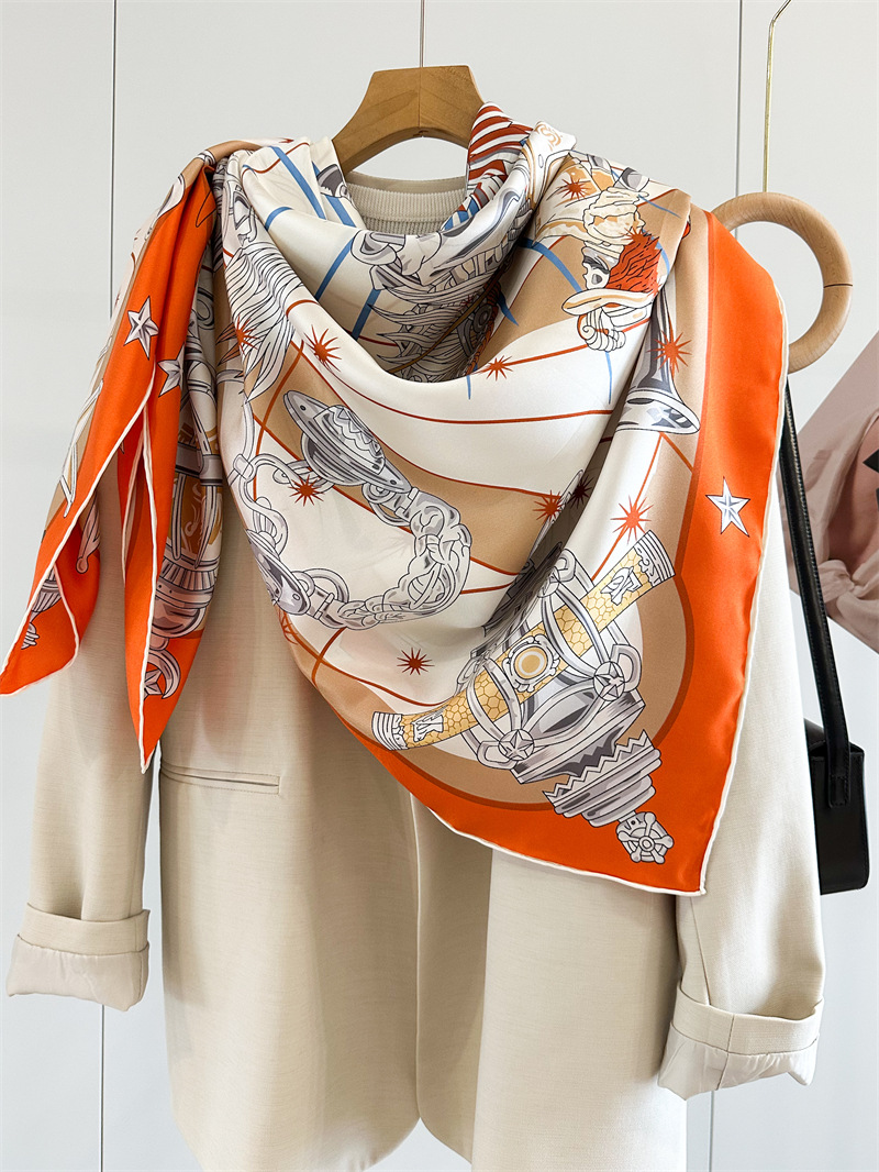 Luxury Brand Scarf Large Silk  - Luxury Bags China review and price