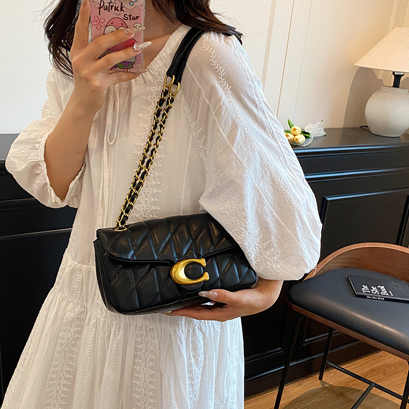 Women Quilted Leather Shoulder - Luxury Bags Made review and price
