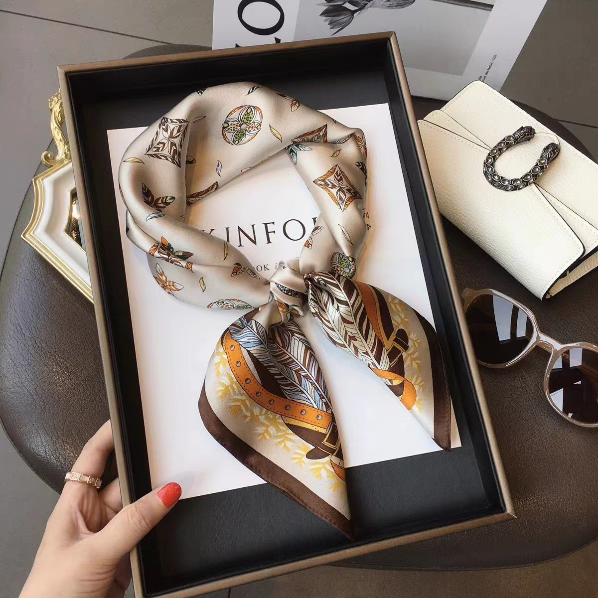Luxury Fashion Print 70*70cm S - Luxury Bags Duffle review and price