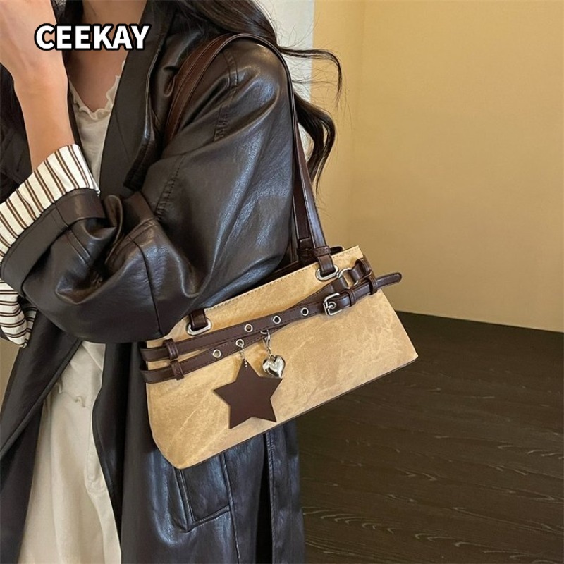 CEEKAY Women's Handbag Multi-C - Saddle Bag Distressed review and price