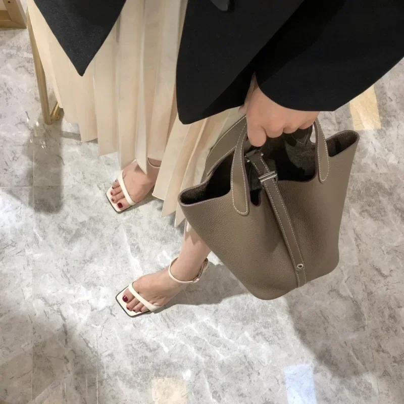 2023 New Contrast Color Cowhid - Luxury Bags Made review and price
