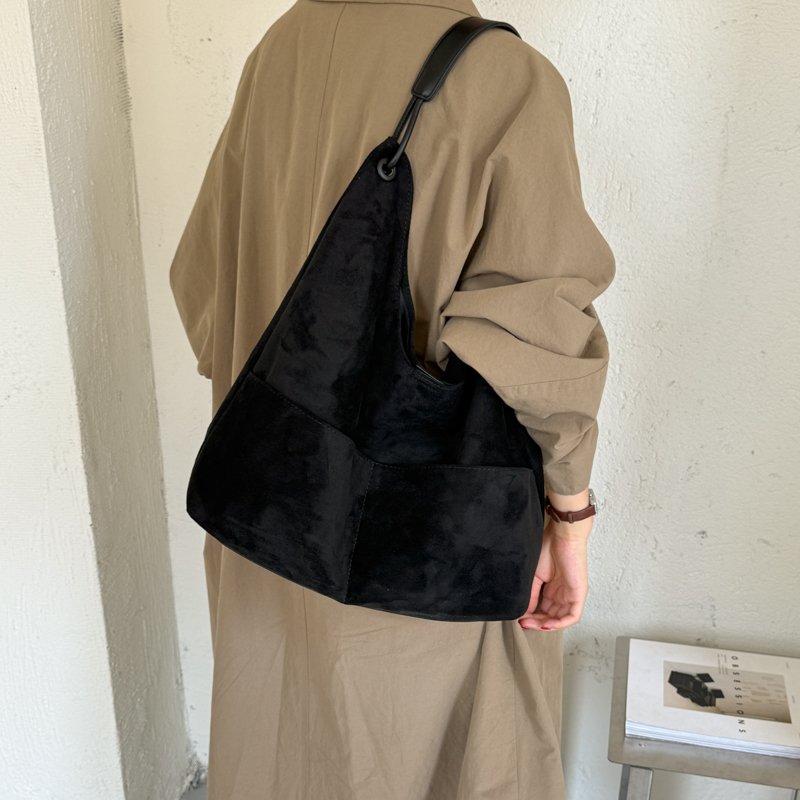 New Large Faux Suede Shopping  - Luxury Bags 2026 review and price