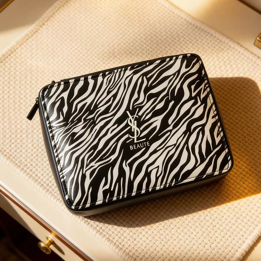 YSL Zebra Print Cosmetic Bags  - Luxury Bags Ysl review and price