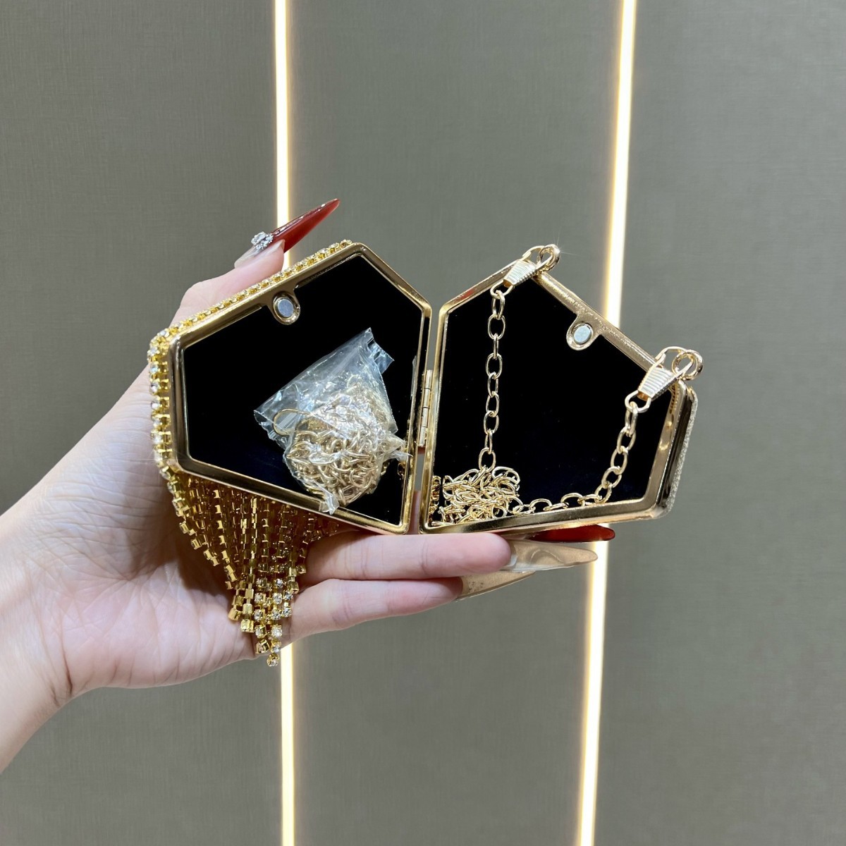 Luxury Designer Mini Heart Sha - Mini Bag Evening Clutch review and price