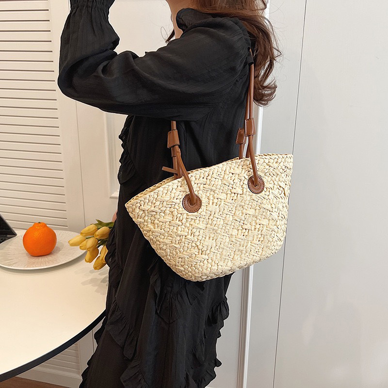 French Elegant Woven Bag Fashi - Luxury Bags Sales review and price