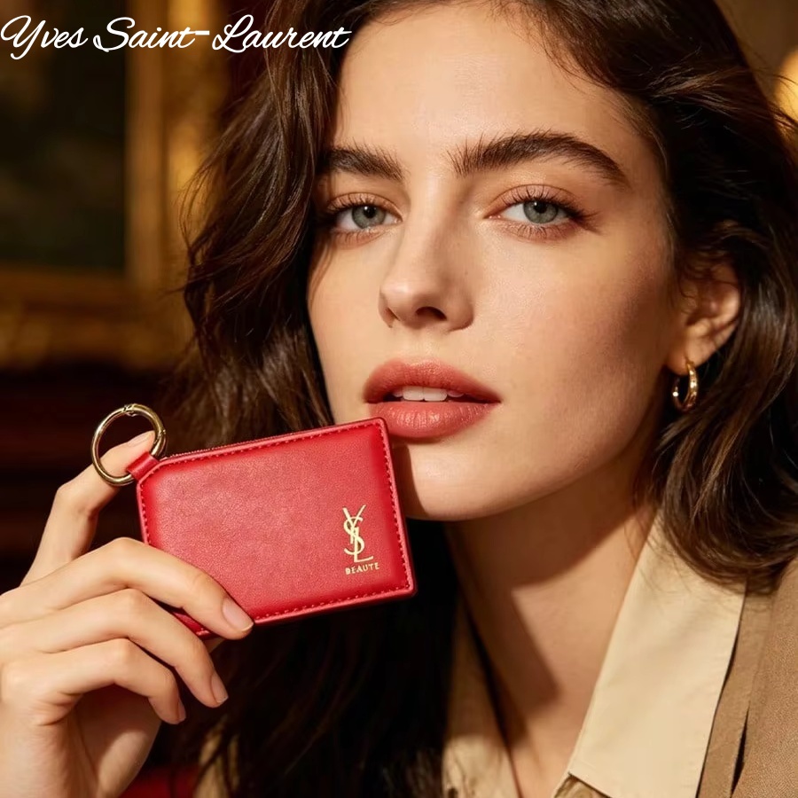 YSL  Red Leather Square Mini P - Luxury Bags Ysl review and price
