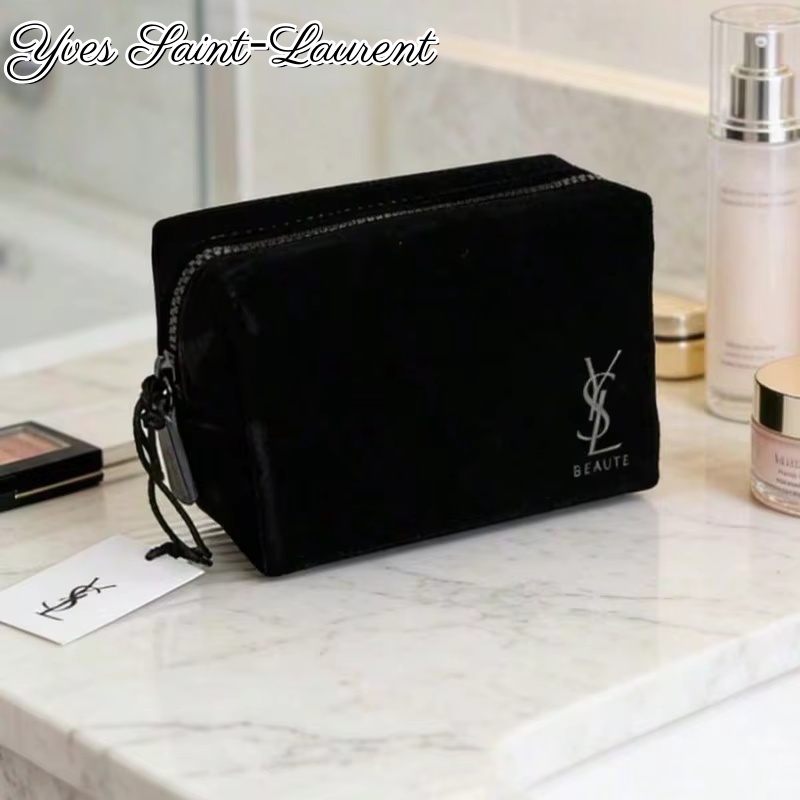 YSL Style Black Printed Cosmet - Luxury Bags Ysl review and price