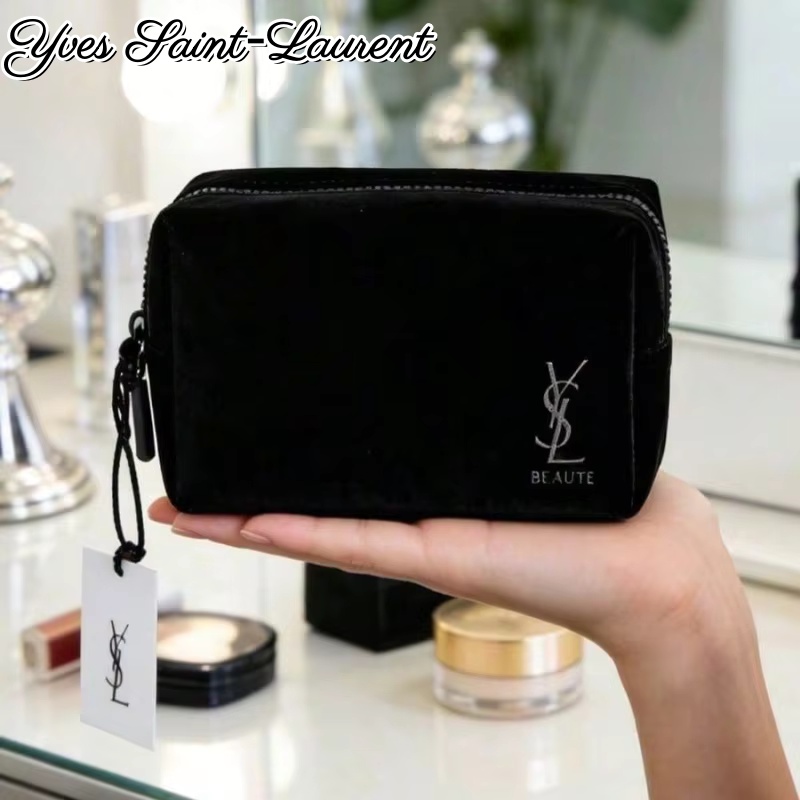 YSL Style Black Printed Cosmet - Luxury Bags Ysl review and price